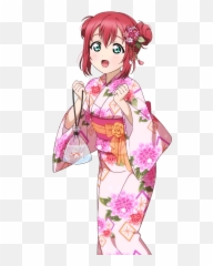 Anime Girl Kawaii Cute Kimono Sticker - For Women Emoji,Kimono Emoji