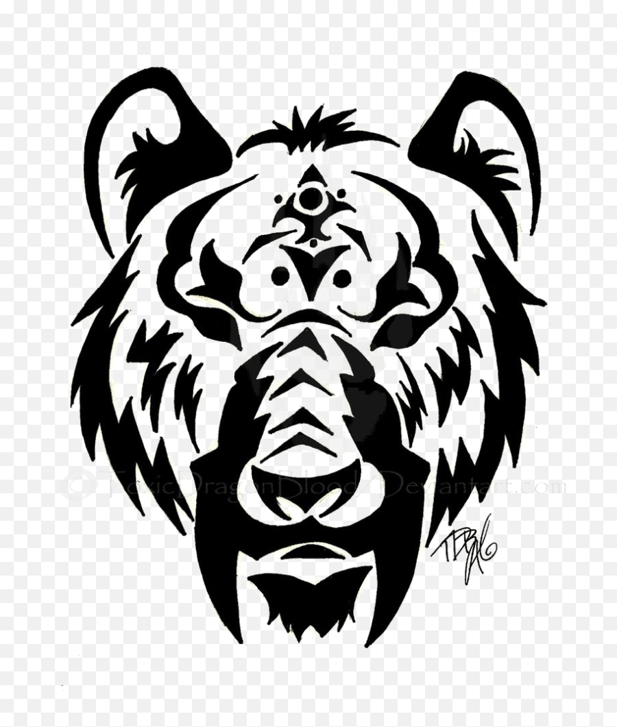 Tiger Tattoos Png Hd Png Mart Emoji,Tiger And Dragon Emoji