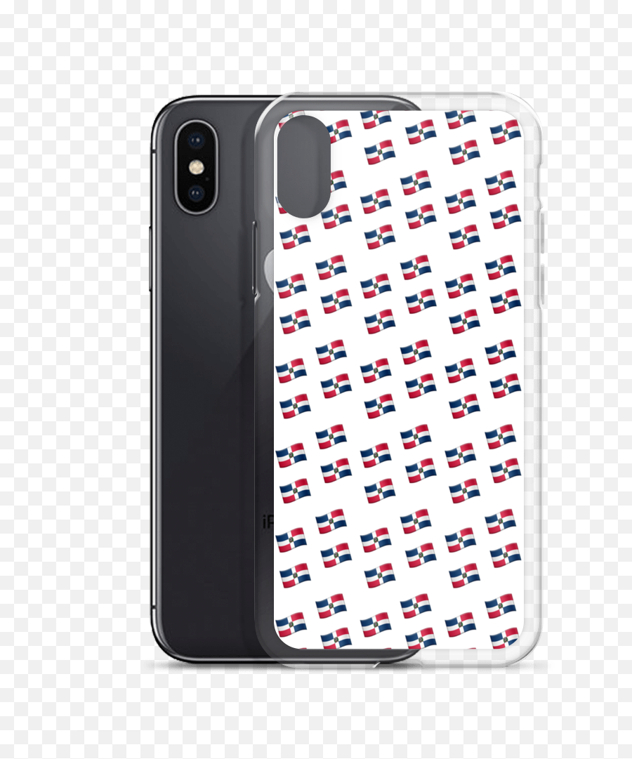 All - Over Emoji República Dominicana Flag Iphone Case,Iphone X And Emojis