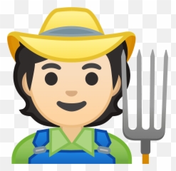 Farmer Emoji Clipart Free Download Transparent Png,Farm Emoticons