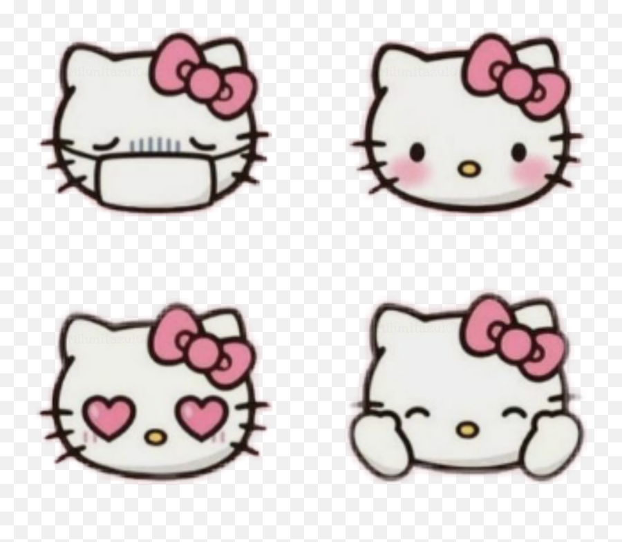 Kitty Hellokitty Cyberedit Y2kedit Pink Sticker By Korukoo Emoji,Kitty Emojis