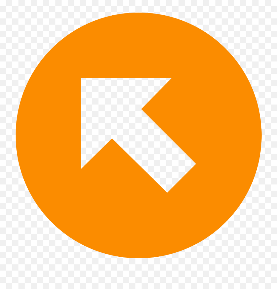 Fileeo Circle Orange Arrow - Upleftsvg Wikimedia Commons Emoji,Left Arrow Emoji