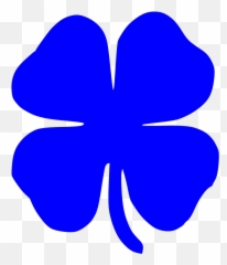 Blue Shamrock Png Svg Clip Art For Web - Download Clip Art Emoji,Shamrock Emoji Png