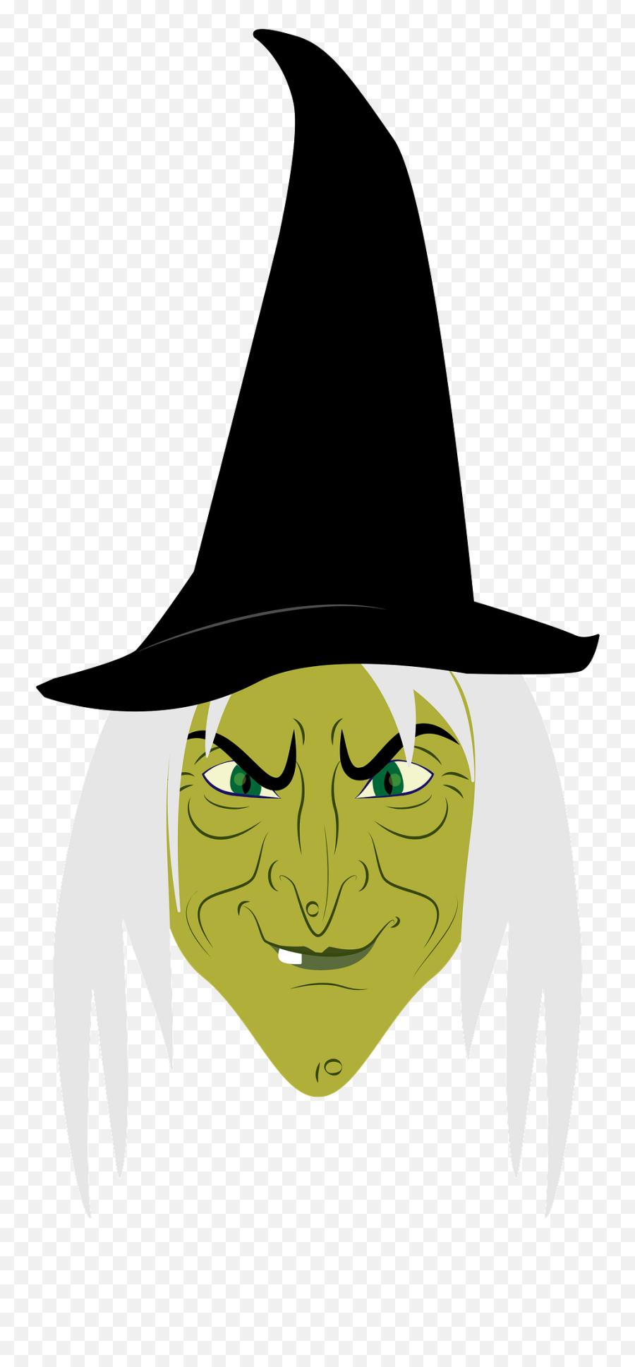 Witch Face Clipart - Cartoon Witch Face Png Emoji,Witch Emoji