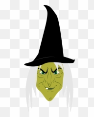 Witch Face Clipart - Cartoon Witch Face Png Emoji,Witch Emoji