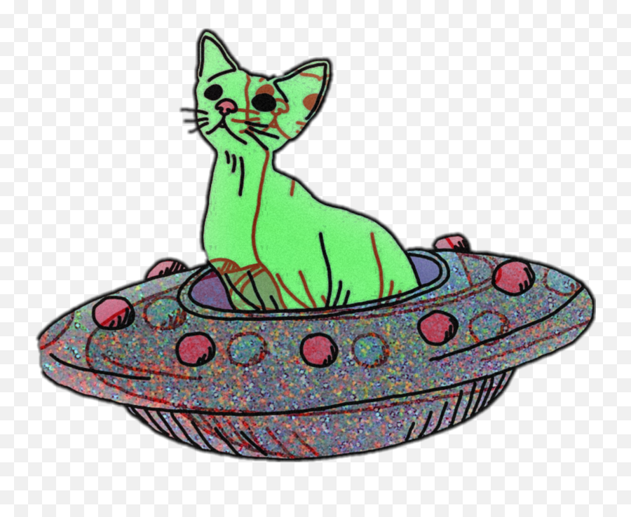 Sticker - Cat Supply Emoji,Alien Emoji Clothing