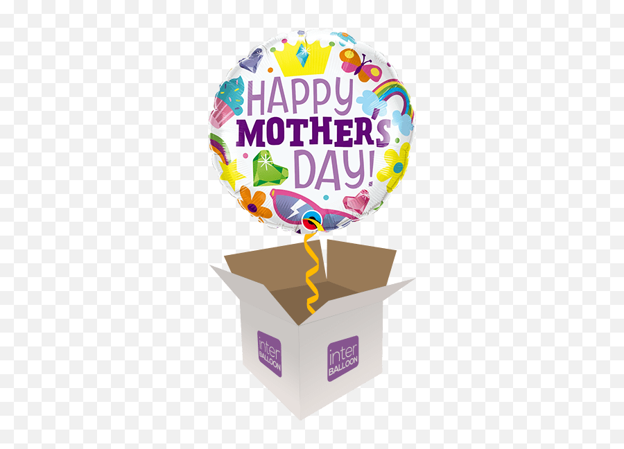 Day Helium Balloons Delivered In The Uk - Sistem Alüminyum Emoji,Happy Mothers Day Emojis