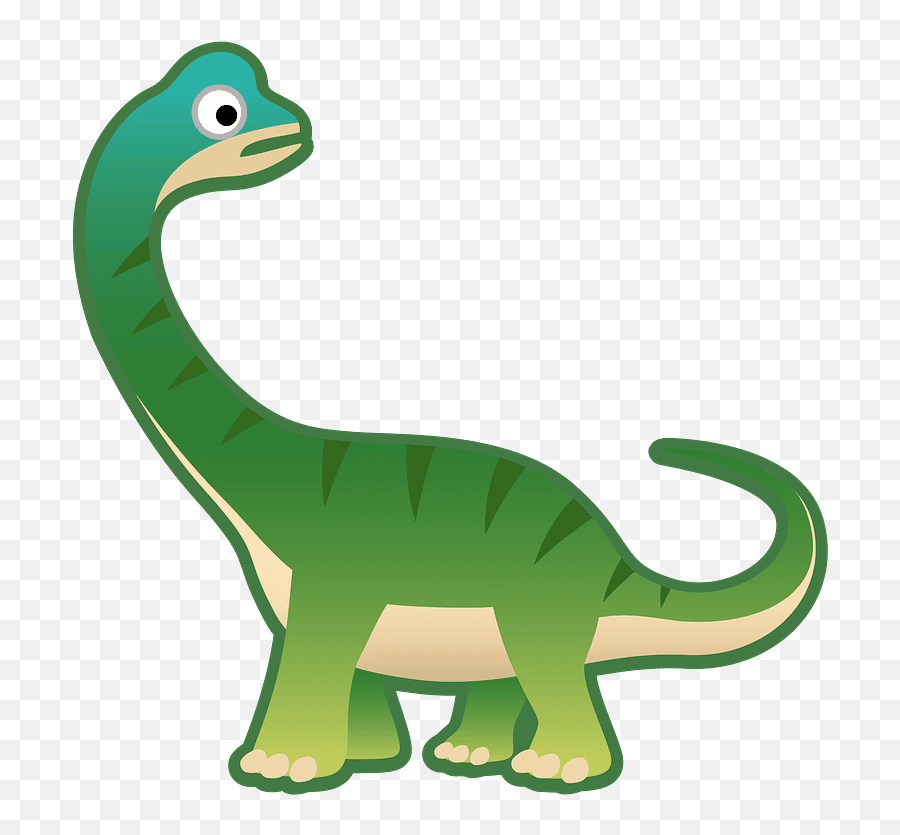 Sauropod Emoji Clipart - Android Dinosaur Emoji,Snake Emoji Android