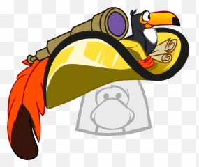 Golden Pirate Hat - Club Penguin Emoji,Pirate Hat Emoji