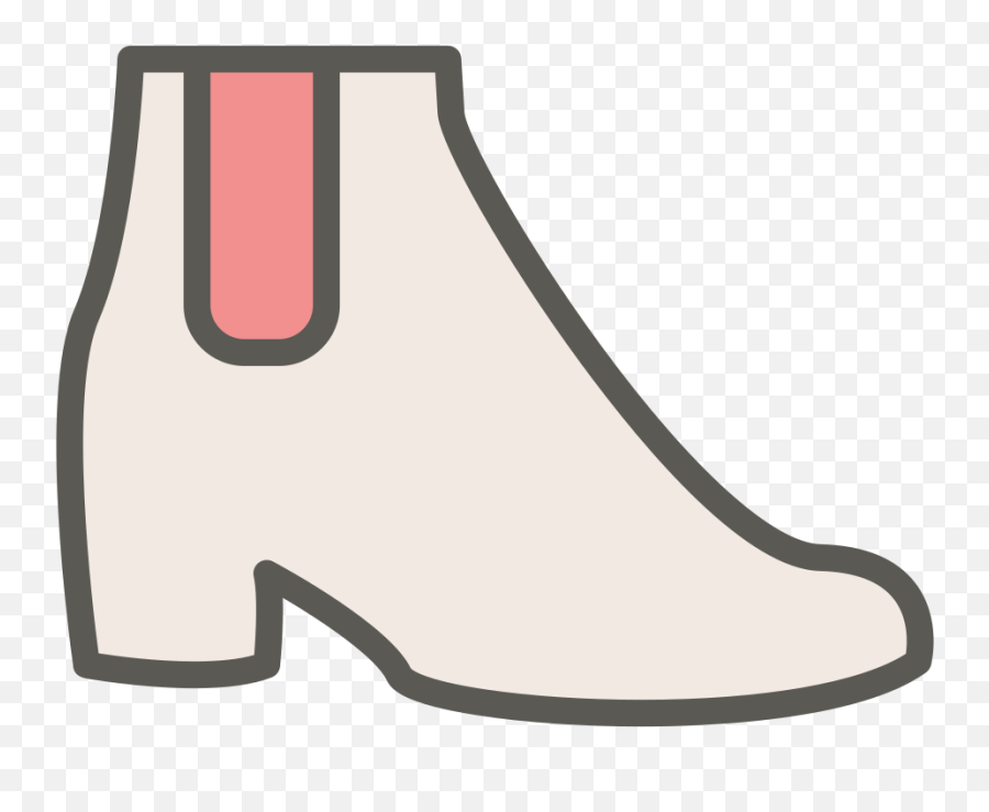 Chelsea Boot Icon Women Shoes Iconset Chanut Is Industries - Icon Ankle Boot Png Emoji,Emoji Slipper Boots
