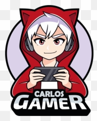 Gamer Anime Boy Illustration Wall Art - Gambar Logo Anime Girl Emoji,Boy Game Emoji