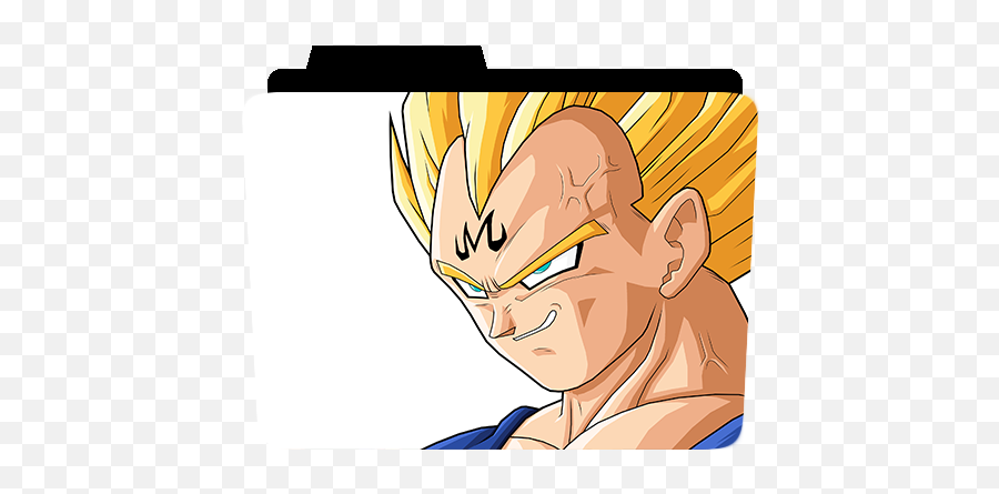 Magin Bu Vegita Folder Icon Dragon Ball Z Folder Icon - Majin Vegeta Avatar Emoji,Emoji School Folder