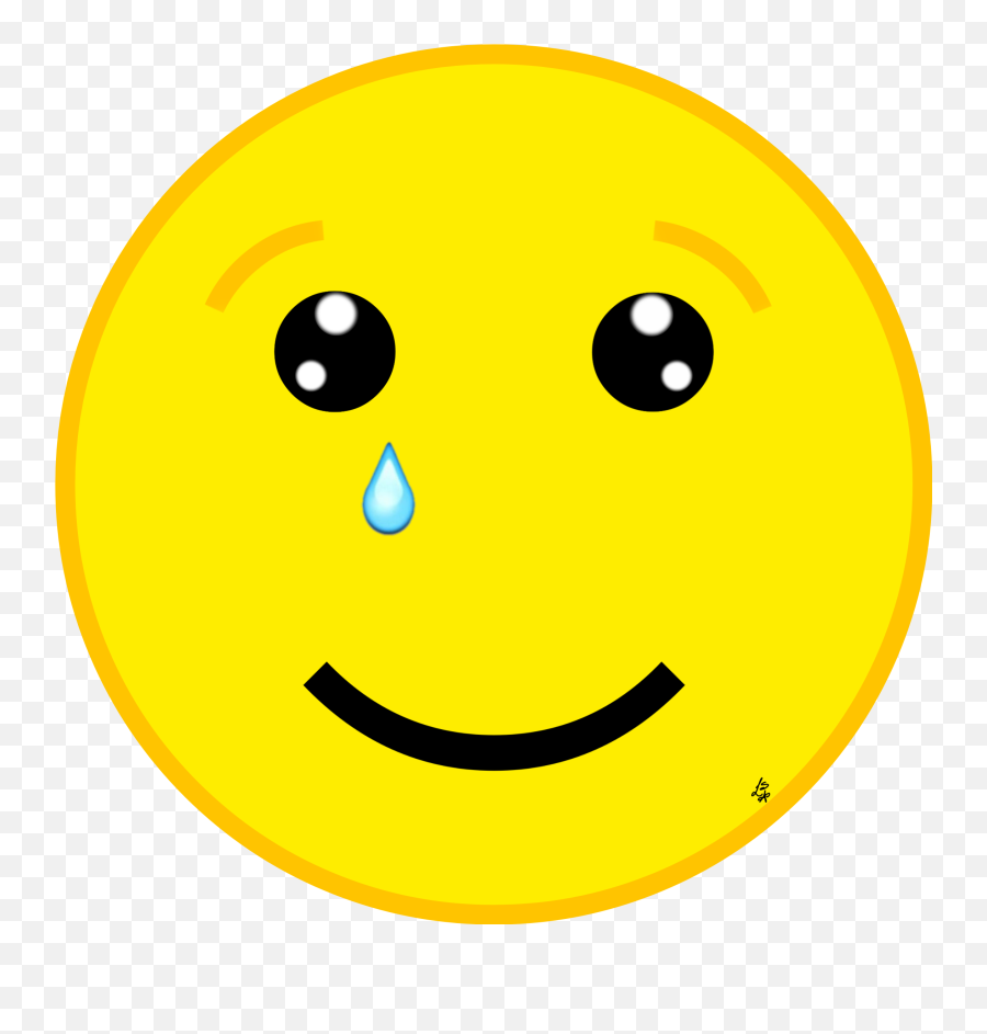 Cry Tear Eyes Smile Emotions Moving - Moving Animations Of Smiley Faces Emoji,Yellow Emotion