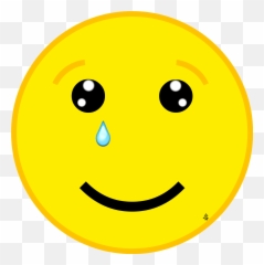 Cry Tear Eyes Smile Emotions Moving - Moving Animations Of Smiley Faces Emoji,Yellow Emotion