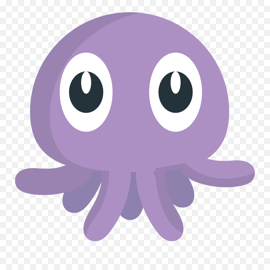 Octopus Emoji Clipart - Common Octopus,Octopus Emoji