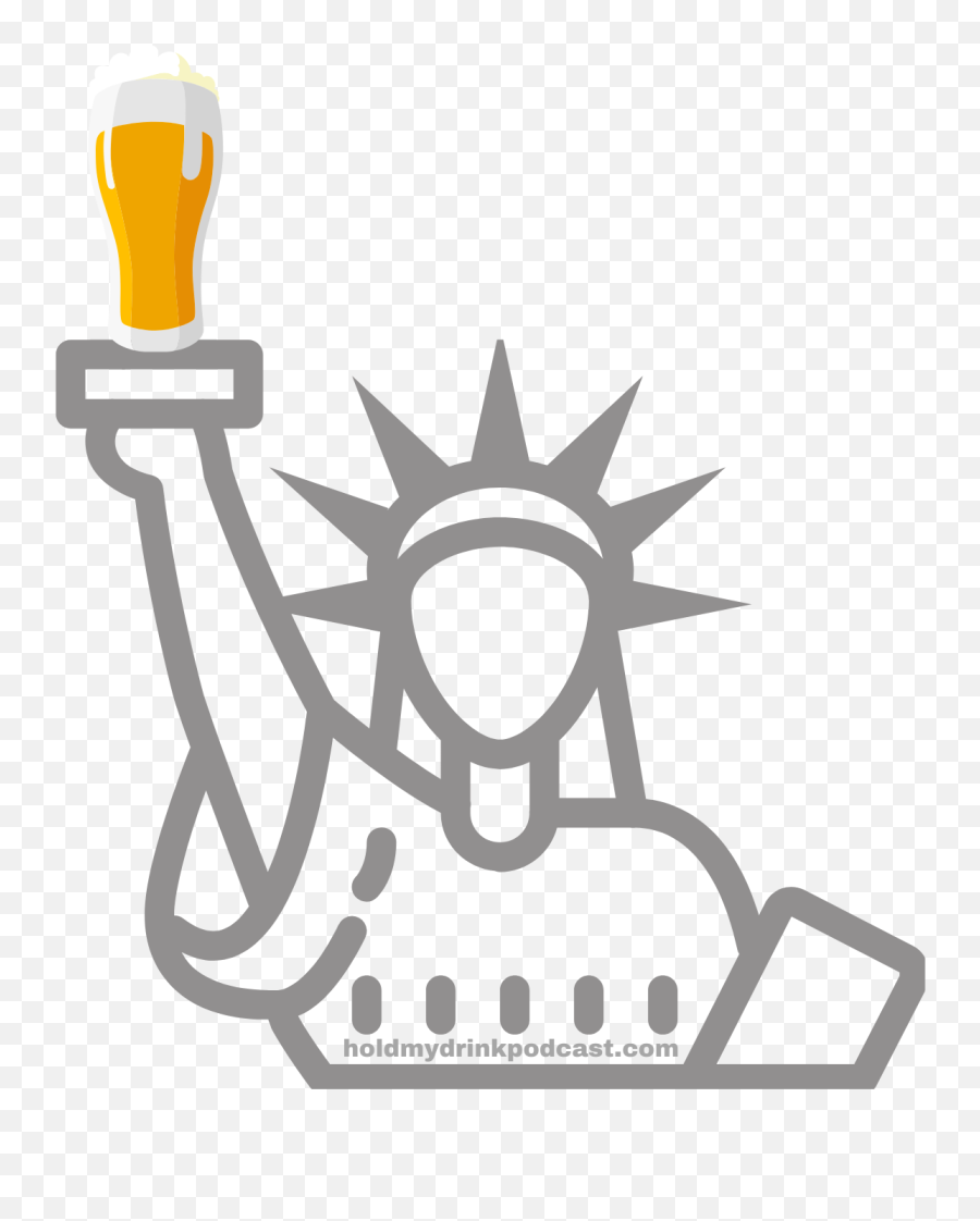 Hold My Drink Podcast - Statue Of Liberty Line Icon Emoji,Spock Quotes On Emotion