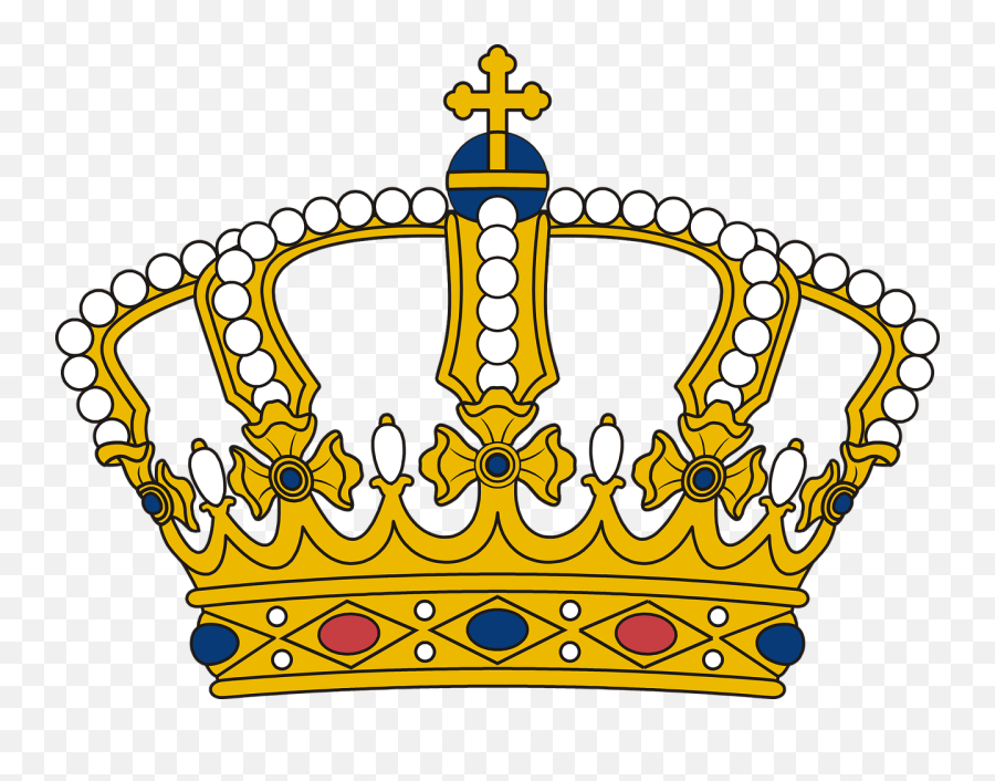 Crown Prince Princess King Sticker By Min Sae Yeon - Crown Of Serbian Coat Of Arms Emoji,Prince Crown Emoji