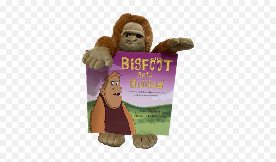 Bigfoot Get Bullied - Bigfoot Plush Emoji,Emotions Stuffed Animal 1983