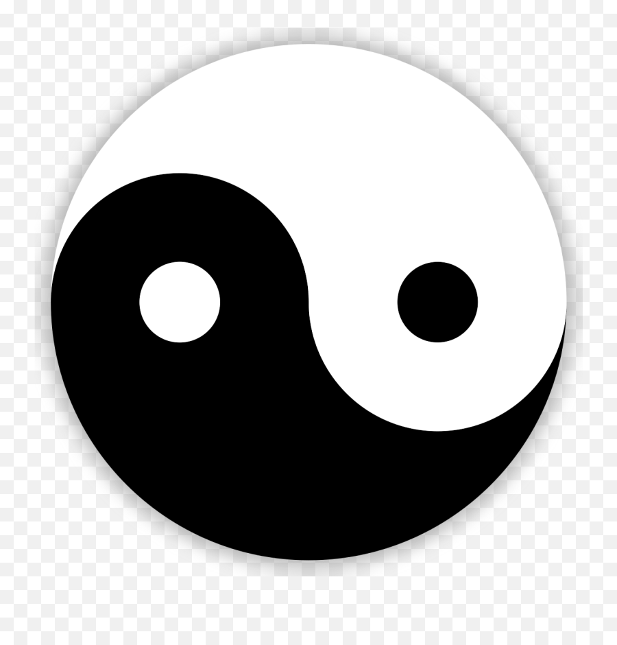 Yin E Yang Emoji,Ying Yang Emoticon