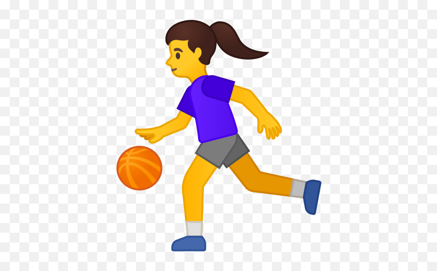 U200d Woman Bouncing Ball Emoji - Imagenes De Botar La Pelota,Female Emoji Clipart