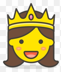 198 - Prinses Clipart Emoji,Princess Emoji Basic