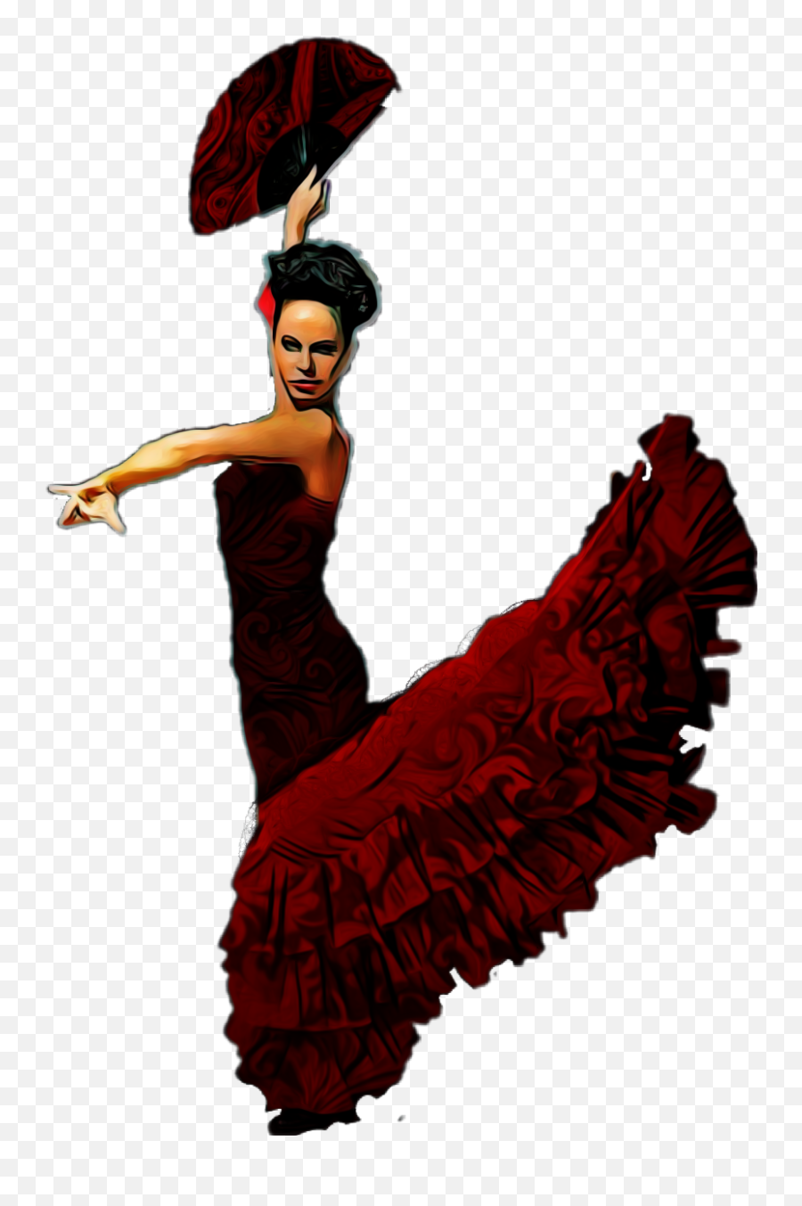 Flamenco Dancer Transparent - Dance Skirt Emoji,Flamenco Dancer Emoticon