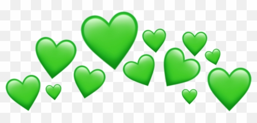 Heart Green Headband Greenheart Sticker - Language Emoji,Emoji Headband