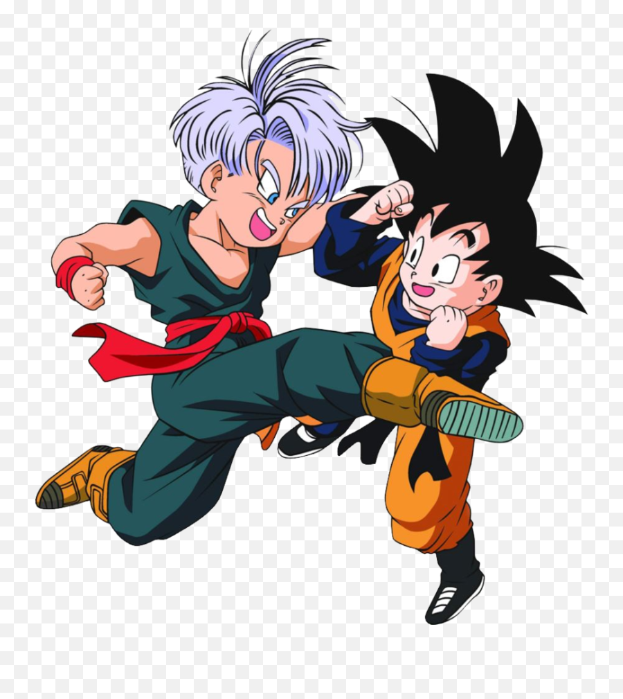 Trunks And Gotens Fusion Dance Dragon - Dragon Ball Trunks Y Goten Emoji,Dbz Fusion Dance Emoticon