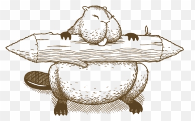 Big Beaver Brewing Co - Sketch Emoji,Hairless Beaver Emoticon