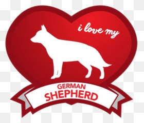 Love I Heart German Shepherds Dog Bone - Language Emoji,Gsd German Shepard Emojis
