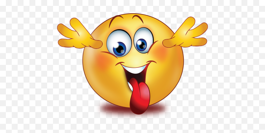 Crazy Smile Emoji - Happy Whatsapp Stickers Emoji,Ascii Emojis