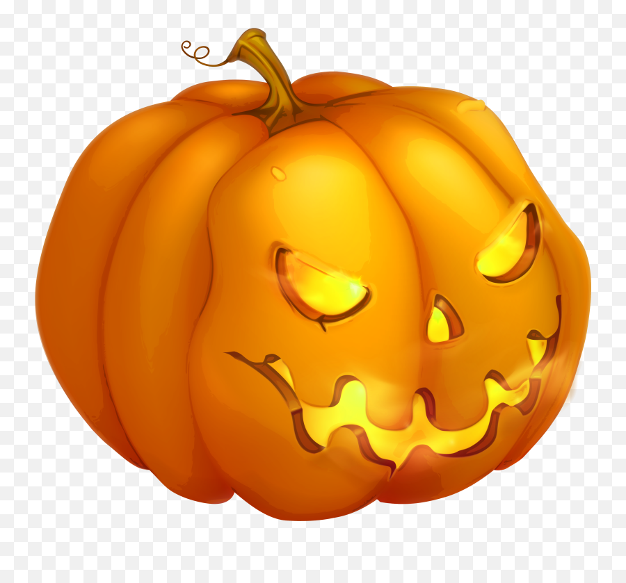 Free Pumpkin Gif Transparent Download Free Clip Art Free - Halloween Evil Pumpkin Png Emoji,Emoji Carved Pumpkin