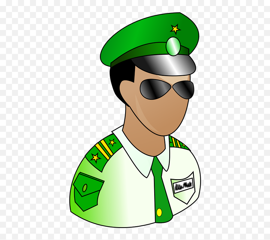 Army Sunglasses Officer - Green Icon Police Officer Emoji,Watch Dogs Emotion Goggles