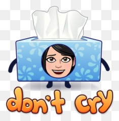 Bitmoji - Crying Bitmoji Emoji,Tissue Box Emoji