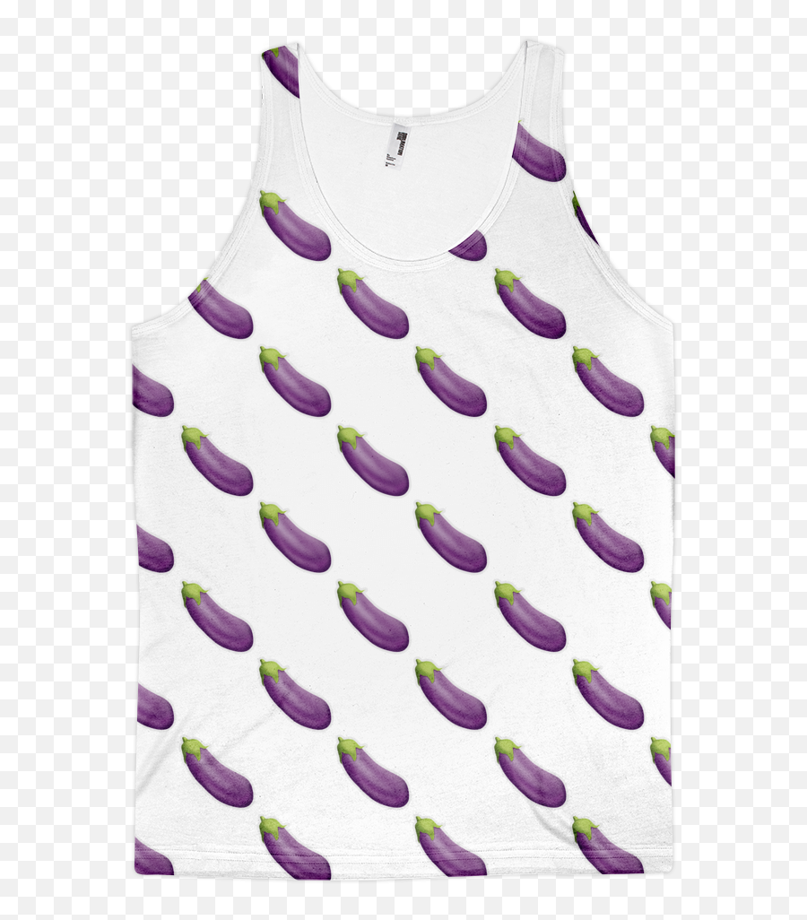 Download Hd All Over Emoji Tank Top Eggplant Just Emoji Png - Active Tank,Over It Emoji