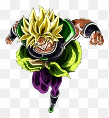 Fighting An Endless Evolution Super Saiyan Broly Dbs Render Emoji,Fightimg Text Emoji
