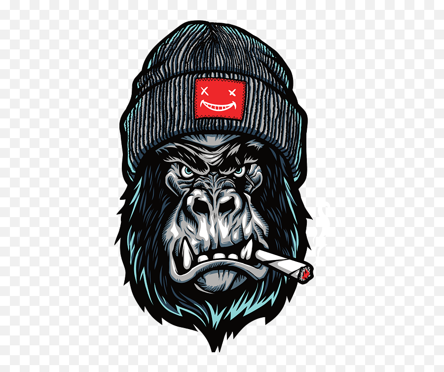 Gorilla Smoking Puzzle Emoji,Gorilla Face Emoji