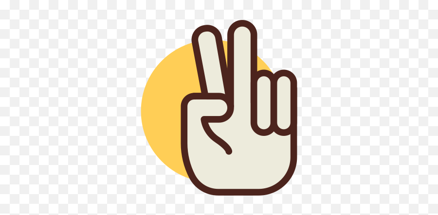 Victory - Free Gestures Icons Emoji,Peace Sign Emoji Hand