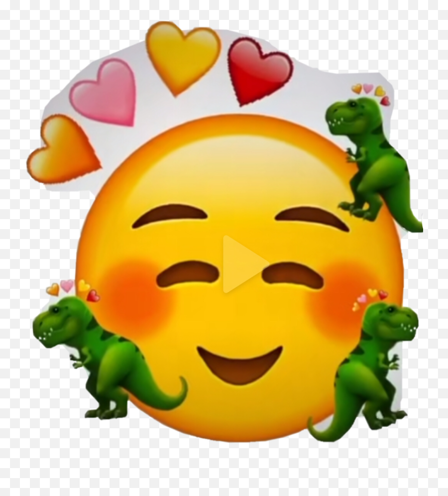 Dinosour Hearts Emoji Sticker By Charli Du0027amelio - Happy,D: Emoticon