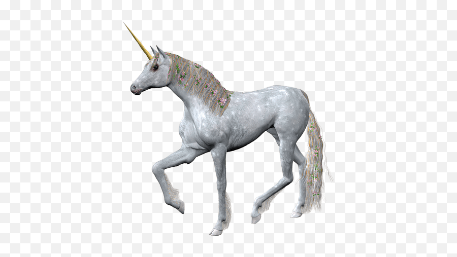 Large Unicorn Stickers - Caballo Con Cuerno Png Emoji,Unicorn Emoji Sticker