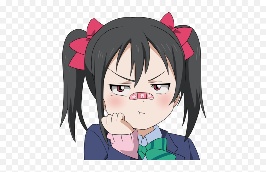 Discord Emojis List Discord Street - Nico Yazawa Hair Transparent,Hmm Emoji Meme