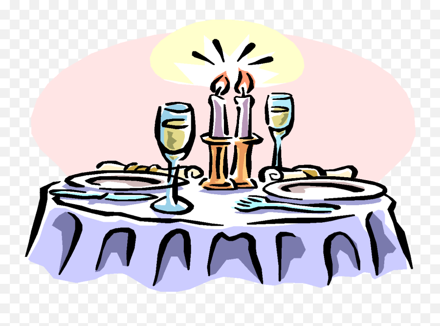 A Cartoon Waiter At A Fine Dining Establishment Serving - Candlelit Dinner Clipart Emoji,Waiter Emoji