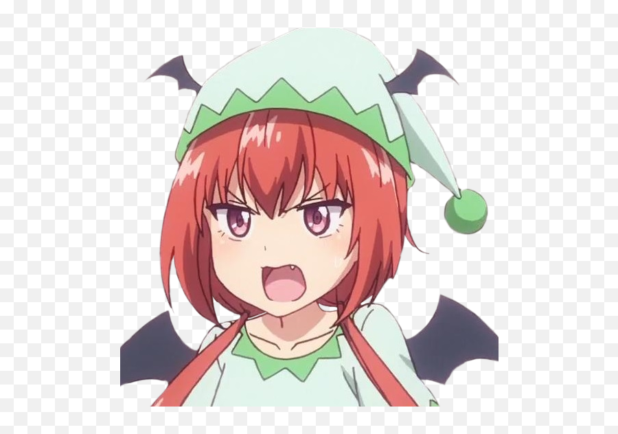 Satania Angry Anime Animegirl Sticker - Fictional Character Emoji,Satania Emoji