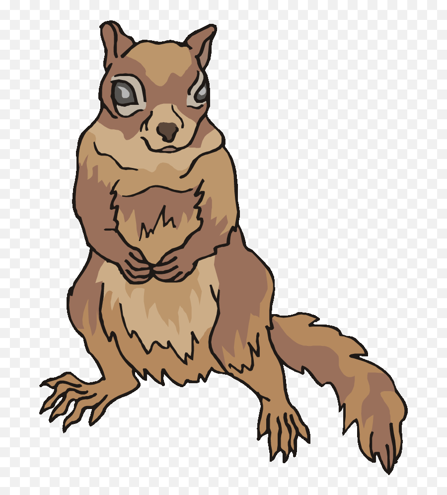 Free Squirrel Clipart - Mean Squirrel Clipart Emoji,Red Squirrel Emoji
