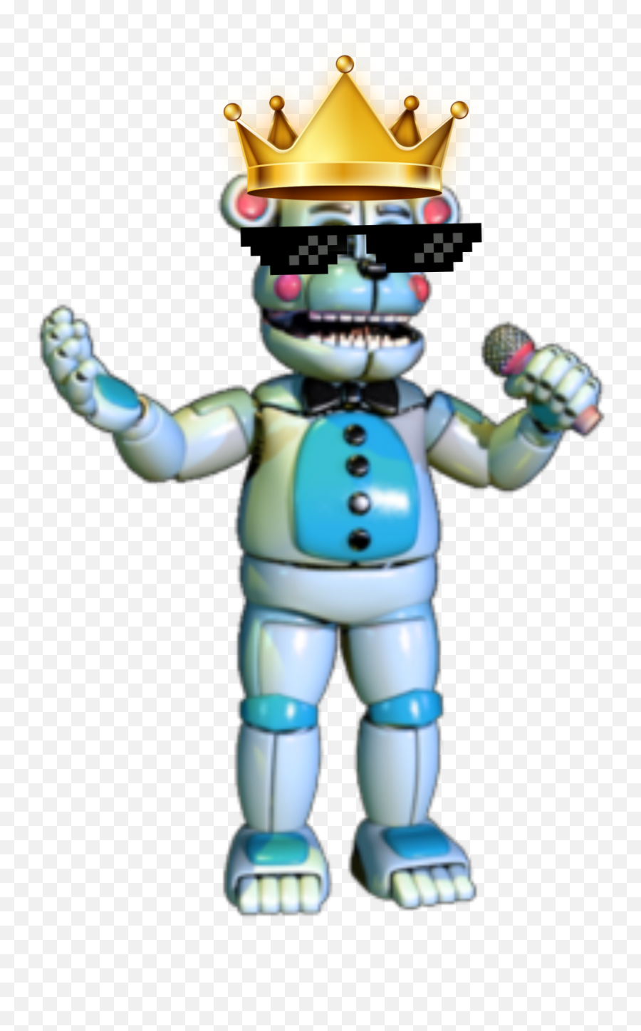 King Funtime Freddy Sticker - Funtime Fan Made Fnaf Animatronics Emoji,Freddie King Basics Of Emotion