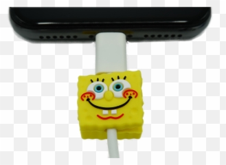 Spongebob Cable Clips - Happy Emoji,Chow Chow Emoticon