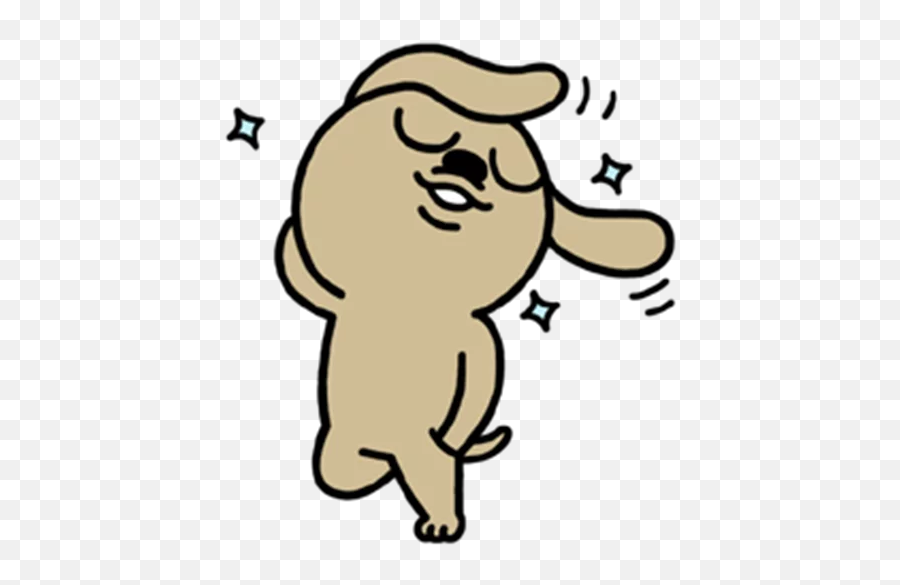 Brown Dog - Brown Dog Sticker Png Emoji,Hello Brown Dog Emoji