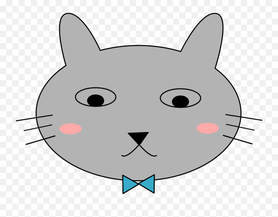 Shy Cat - Openclipart Dot Emoji,Shy Emoji Emoticon
