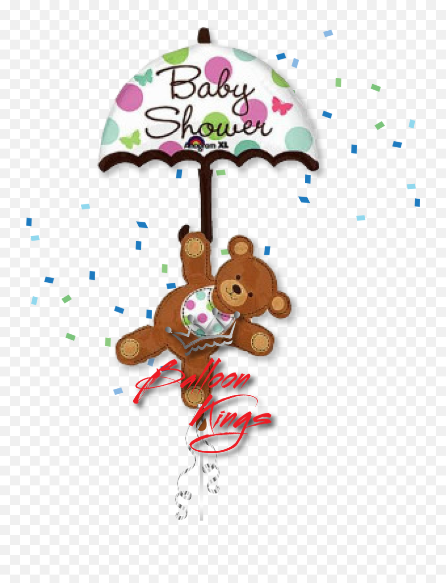 Baby Shower Umbrella Bear - Baby Shower Image Of Umbrella Emoji,Emojis De Baby Shower