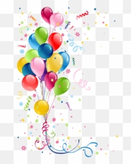 Party Balloons Party Clip Art Images - Clipartix Vector Birthday Baloon Png Emoji,Emoji Birthday Party Decorations